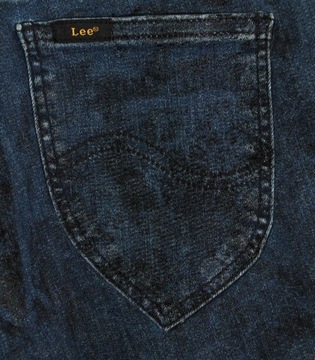LEE spodnie SKINNY blue jeans SKIN TO SKIN W24 L31