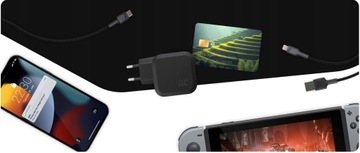 ЗАРЯДНОЕ УСТРОЙСТВО GC POWERGAN 65 Вт, 2x USB-C PD USB-A QC 3.0 + ПАСТА ОТВЕРСТИЯ