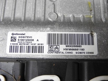 CITROEN DS4 11-15 1.6 HDI JEDNOTKA MOTORU 9800268980
