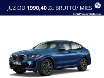 BMW X4 G02 SUV Facelifting 2.0 20d 190KM 2025 BMW X4 BMW X4 xDrive20d M pakiet, VAT23 Bezwypadko