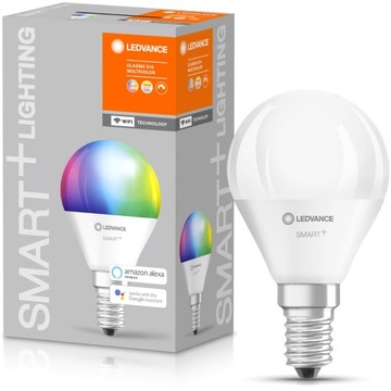 Żarówka LED E14 KULKA 5W RGB SMART+ WiFi LEDVANCE
