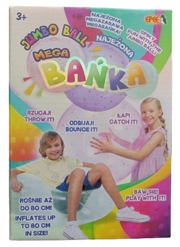 Mega Bańka Piłka Gumowe Epee NAJEŻONA NOWOŚĆ! różne kolory