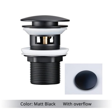 Bagnolux Multiple Colour Basin Sink Pop-Up Drainage Round Antifouling Easy