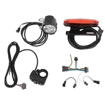 24 48 V rower elektryczny przedni hamulec tylne światło LED