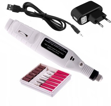 ZESTAW DO ROBIENIA PAZNOKCI LAMPA UV/LED FREZARKA