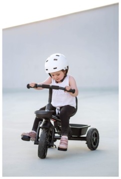 КОРЗИНА ДЛЯ ТРЕХКОЛЕСНОГО ВЕЛОСИПЕДА HyperMotion PUSH RIDE-RIDE РЕМНИ КОРЗИНА Tobi VECTOR Серый