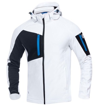 Kurtka Męska Softshell z Kapturem Robocza Ardon CITYCONIC biała H6690/2XL