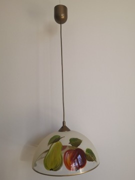 Lampa Kuchenna Wisząca Zdobiona -LINKA- Jabłko