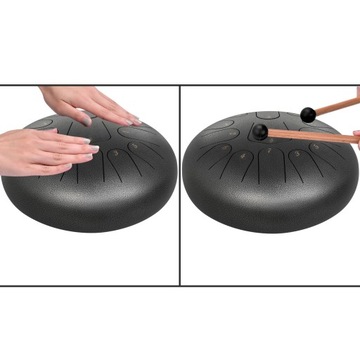 Языковой барабан VEVOR 12 дюймов, 13 тонов, цвет пистолета