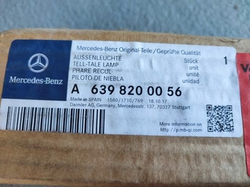 MERCEDES VITO W639 SVĚTLO STOP NOVÉ A6398200056