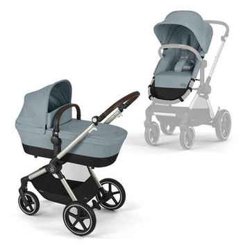 Cybex EOS Lux Lux Deep Shroller рама рамы Stormy Blue