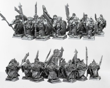Scibor 28FM0418 Dwarven Noble Spearmen 12szt 28mm