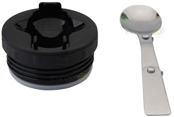 ТЕРМОС ОБЕДЕННЫЙ ДЛЯ СУПА 0,75л УЖИННЫЙ КАКА 750 мл СЕРЕБРЯНЫЙ + ЛОЖКА