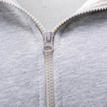 LUC02 г. L ОДНОТОННАЯ ТОЛСТОВКА НА МОЛНИИ С КАПЮШОНОМ