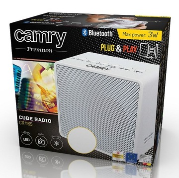 КОМПАКТНОЕ FM-РАДИО С BLUETOOTH, СЪЕМНОЙ РАЗЪЕМ