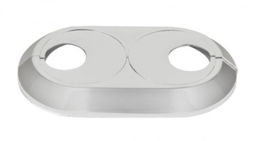 Rozeta rozetka maskownica podwójna do rur 18mm