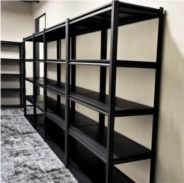 МЕТАЛЛИЧЕСКАЯ ПОЛКА черная складская 200х100х40 для гаража, подвала, офиса ДОДАС