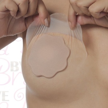 Накладки на соски для подтяжки груди Bye Bra FH телесного цвета 3x A