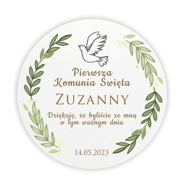 Magnes Podziękowanie dla Gości na Komunię KOMUNIA