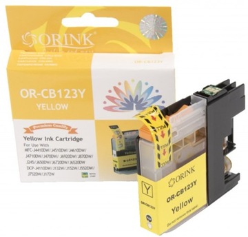 Tusz Orink LC123Y do Brother LC 123 YELLOW Poznań