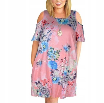 LETNIA MINI SUKIENKA W KWIATY