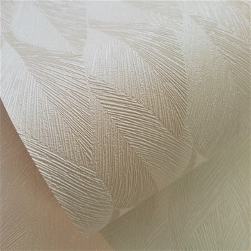 ОБОИ 3D ОБОИ БЕЖЕВЫЕ ГЛАМУРНЫЕ ЛИСТЬЯ НЕЗАВЕРШЕННЫЕ