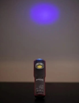 УФ инспекционная лампа, COB LED, 10Вт+УФ, ROOKS