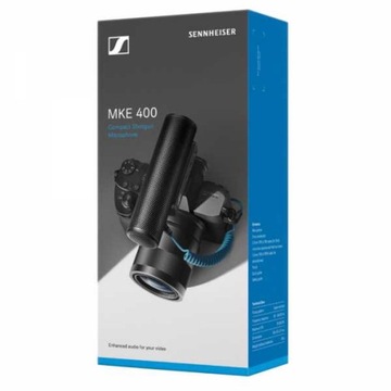 Sennheiser MKE400 mikrofon pojemnościowy do produkcji A4V AudioForVideo