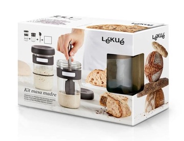 Стеклянные банки с лопаточкой для домашней закваски