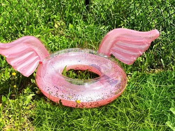 Детский круг для плавания, надувной матрас, кольцо