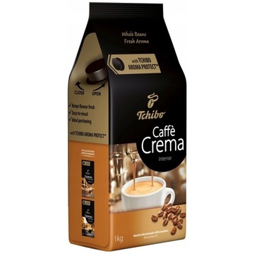 Кофе Tchibo Caffe Crema Intense в зернах 1кг