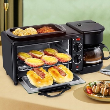 Мини-духовка МИНИ СВЧ С КОФЕ 1050 Вт 0 л черная