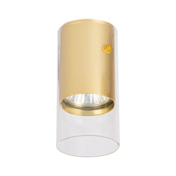 LAMPA SUFITOWA HALOGENOWA KINKIET REFLEKTOR LED TUBA SPOT ZŁOTA NOWOCZESNA