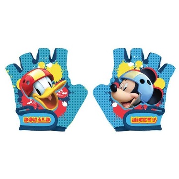 RĘKAWICZKI NA ROWER rolki hulajnogę MYSZKA MICKEY i KACZOR DONALD +3 lata