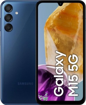 Samsung Galaxy M15 5G 4/128GB NFC DualSIM granatowy (M156)