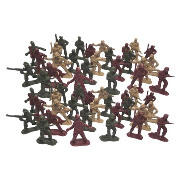 50 Miniatury Model Żołnierz Figurki dla