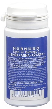 ANNA HORNUNG HENNA DO BRWI W PROSZKU CZARNA 20g