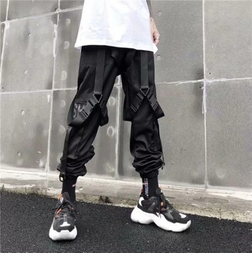 Joggers Cargo Pants for Men Casual Hip Hop Hit Col