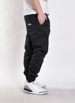 Spodnie 4XL Bossline Casual joggery czarne XXXXL