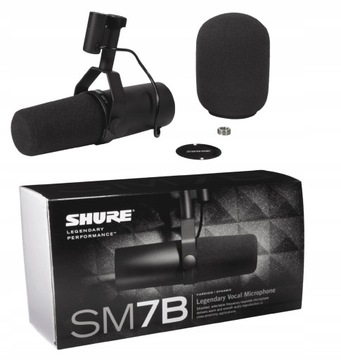 Shure SM7B mikrofon dynamiczny DO RADIA LEKTORA