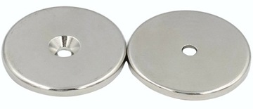 MAGNES NEODYMOWY MOCNY 30x3 mm Z OTWOREM 7/3,5 mm POD WKRĘT