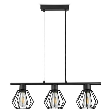 LAMPA WISZĄCA ŻYRANDOL BRYLANT LOFT EDISON DRUT