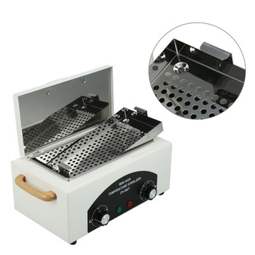 Высокотемпературный стерилизатор со съемным резервуаром из нержавеющей стали.