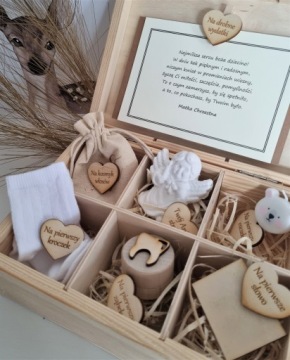 Подарок на Святое Крещение Коробка воспоминаний