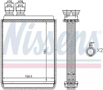 NISSENS RADIÁTOR 72986