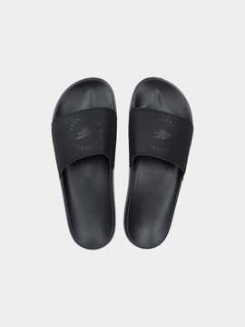 KLAPKI 4F MESKIE WSUWANE PLAŻOWE BASENOWE - Czarne r. 46