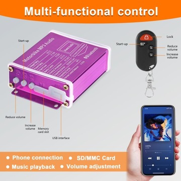 МОТОЦИКЛОВЫЕ СТЕРЕО РАДИО АУДИО ДИНАМИКИ