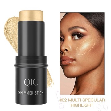 02# Highlight Stick Glitter Shimmer Pen 3D makeup
