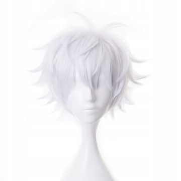 Gojo Satoru Szokujące Wosy Peruka Anime Cosplay