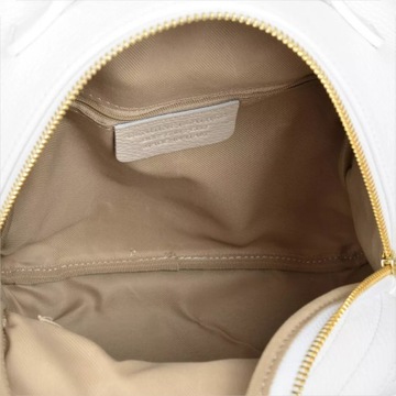 Borse in Pelle plecak Skóra naturalna biały z Włoch [SKU]